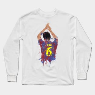 Xavi - Barcelona Legend Long Sleeve T-Shirt